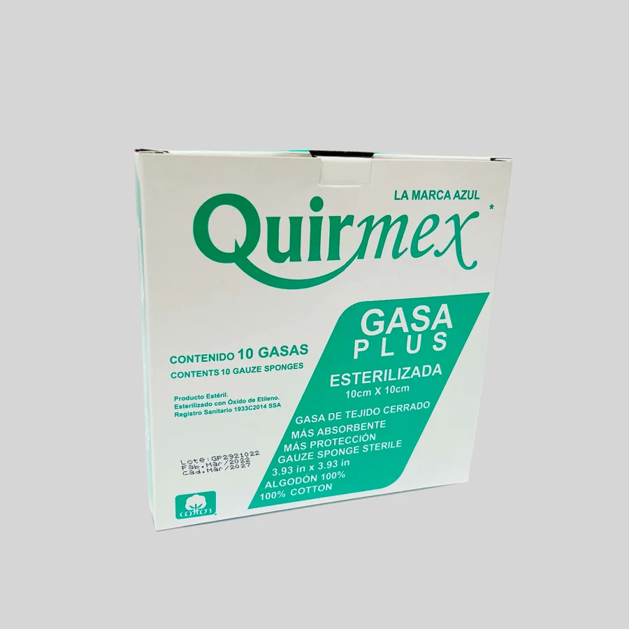 Sterile gauze pad 10 × 10 cm