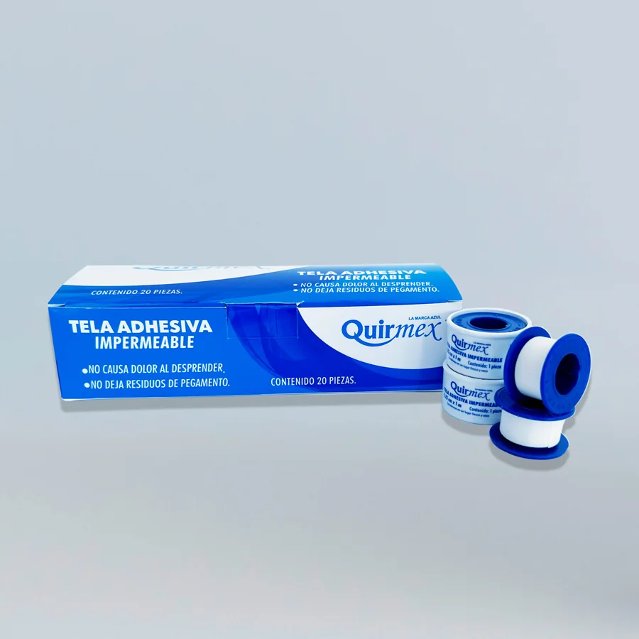 Quirmex microporous surgical tape and adhesive cloth